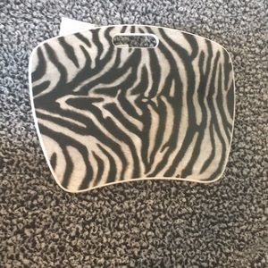 Zebra laptop stand